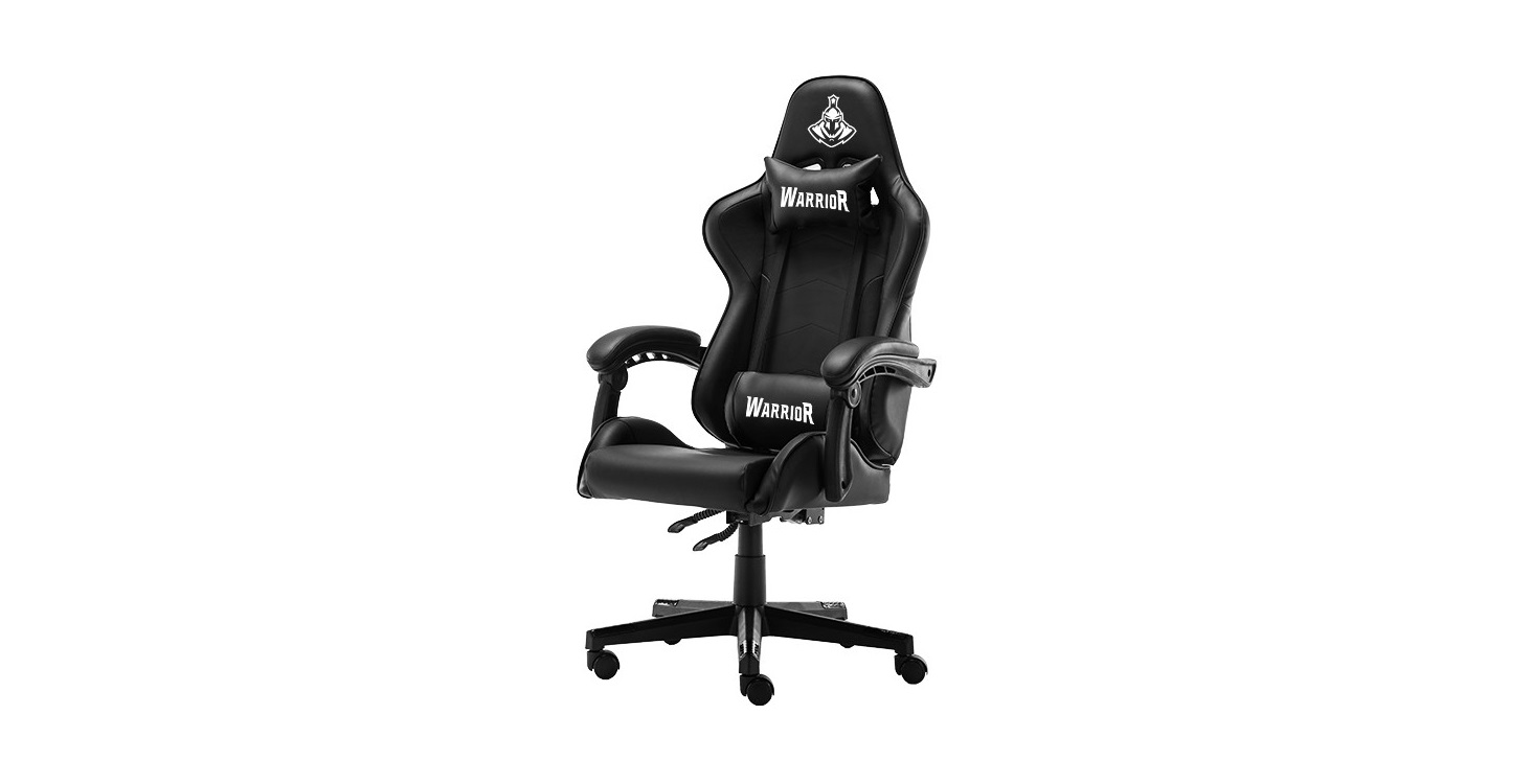 Ghế Gamer Warrior Crusader Black/White (WGC102) có kết cấu vững chắc